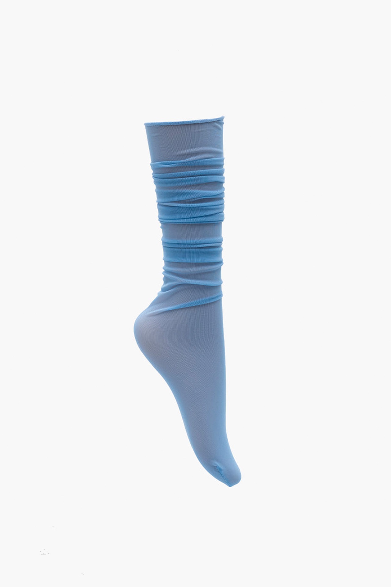 Sheer loose fit knee-socks (BLUE) [4차 재입고]